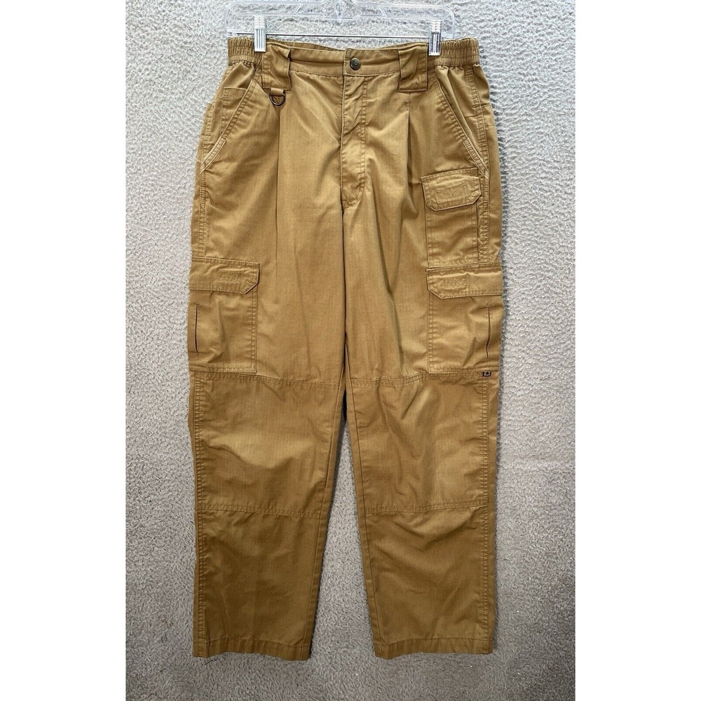 Propper Pants Mens 34x32 Tan Ripstop Cargo Double Knee Tactical Military Army